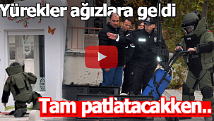 Karaman'da yürekler ağza geldi, bombacı tam patlatacakken