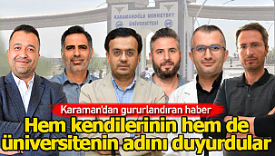 KMÜ'den gururlandıran haber