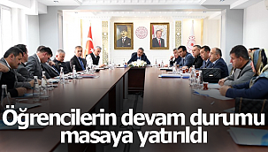 Öğrencilerin devam durumu masaya yatırıldı