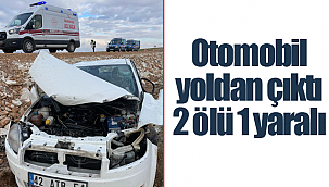 Karaman'da trafik kazası 2 ölü