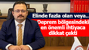 Bayraç'tan tıbbi malzeme yardımı çağrısı