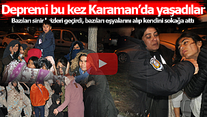 Karaman'da binlerce kişi sokaklara döküldü