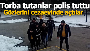Torba tutanları polis tuttu