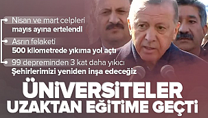 Üniversiteler uzaktan eğitime geçti