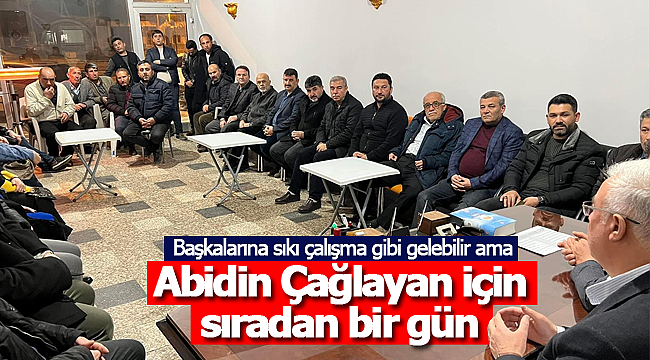 Abidin Çağlayan en iyi bildiği yerde sahada