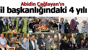 Abidin Çağlayan'ın 4 yılı