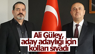 Ali Güley aday adaylığı için kolları sıvadı