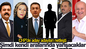 CHP'de süreç tamam şimdi kendi aralarında yarışacaklar