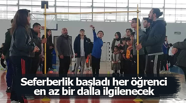 Her öğrenci en az bir spor branşıyla ilgilenecek