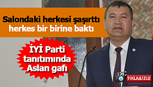 İyi parti tanıtımında Aslan gafı