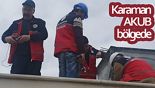 Karaman AKUB bölgede