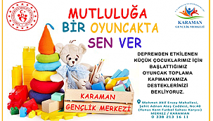 Mutluluğa bir oyuncakta sen ver