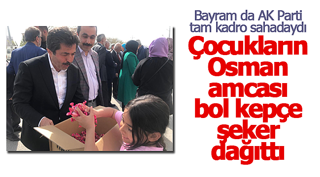 AK Parti bayram da tam kadro sahada