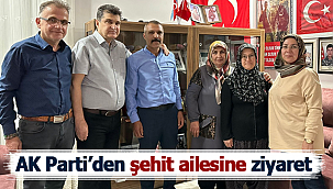 AK Parti'den şehit ailesine ziyaret