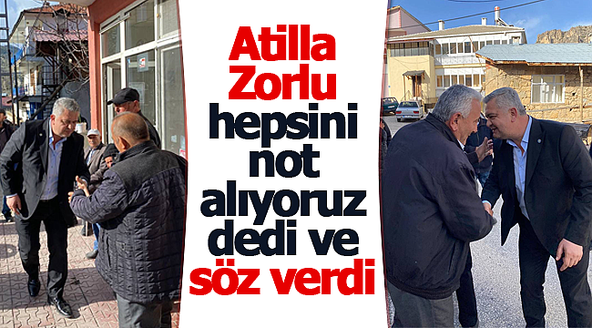 Atilla Zorlu söz verdi