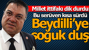 Emir Musa Beydili'ye soğuk duş