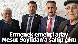 Ermenek emekçi milletvekili adayı Mesut Soyfidan'a sahip çıktı