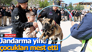 Jandarma çocukları mest etti