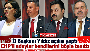 Karaman'da CHP'li adaylar kendilerini böyle tanıttı