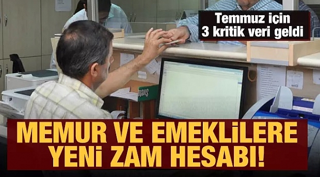 Memur ve emekliler için zam hesabı