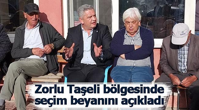 Taşeli'nin tek liste başı adayı Atilla Zorlu'ya bölgesinde 