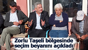 Taşeli'nin tek liste başı adayı Atilla Zorlu'ya bölgesinde