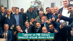 Taşkıran ve Milli Görüş'e teveccüh artarak devam ediyor