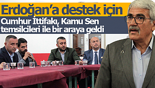 Cumhur İttifakı, Kamu Sen temsilcileri ile bir araya geldi