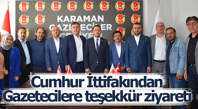 Cumhur ittifakı paydaşlarından gazetecilere teşekkür