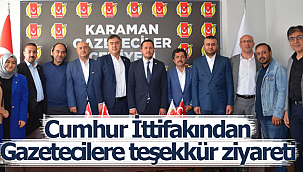 Cumhur ittifakı paydaşlarından gazetecilere teşekkür
