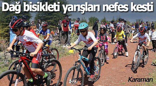 Dağ bisikleti yarışları nefes kesti