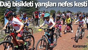 Dağ bisikleti yarışları nefes kesti