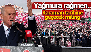 Devlet Bahçeli Karaman'da konuştu