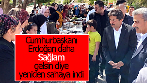 Erdoğan daha sağlam gelsin diye sahaya yeniden indi