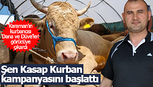 Harun Şen kurbanlık kampanyasını başlattı