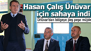 Hasan Çalış Ünüvar için sahada