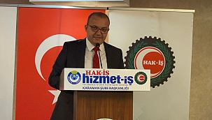 Karakaş'tan 1 mayıs mesajı