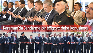 Karaman'da jandarma bir bölgeye daha konuşlandı