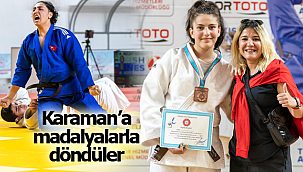 Karamanlı judocular madalyalarla döndü