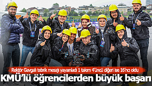 KMÜ'lü öğrencilerden büyük başarı
