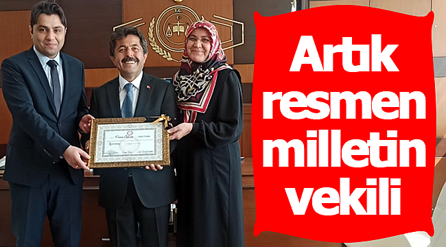 Osman Sağlam resmen milletin vekili