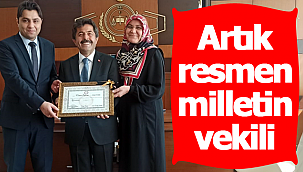 Osman Sağlam resmen milletin vekili