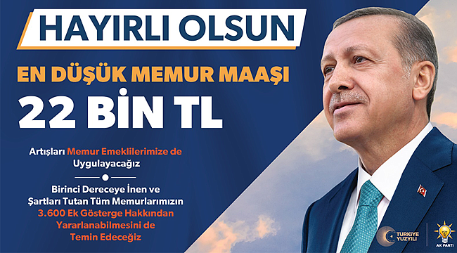 Öztürk'ten Erdoğan'a teşekkür