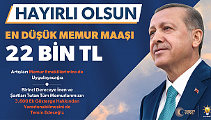 Öztürk'ten Erdoğan'a teşekkür