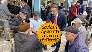 Soyfidan "Ayrancı'da su sorunu çözülecek"