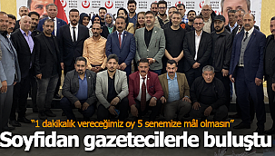 Soyfidan gazetecilerle buluştu