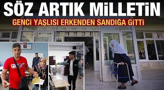 Söz artık milletin vatandaş sandığa gidiyor