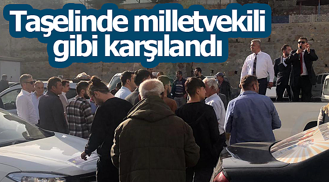 Zorlu Taşelinde milletvekili gibi karşılandı