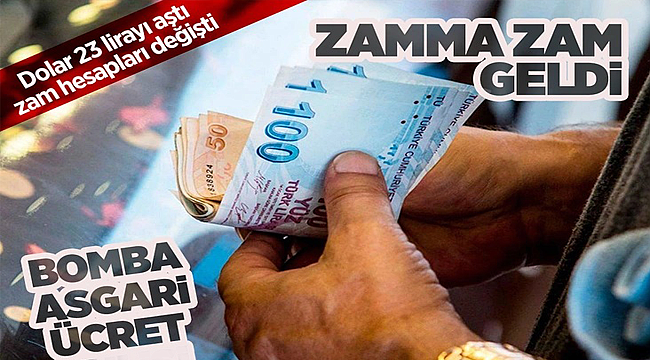 Asgari ücrete dolar zammı! 