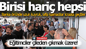 Eğitimciler çileden çıkmak üzere böyle tepki gösterdiler